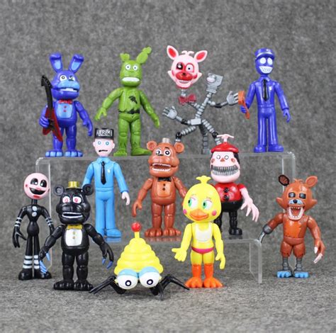 12 Pack Five Nights At Freddy S Deluxe Figurer Fynd24
