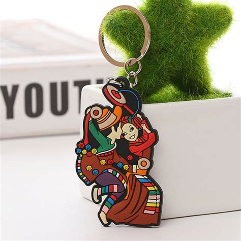 3d Soft Pvc Rubber Keychain Silicone Rubber Keyring Custom Made