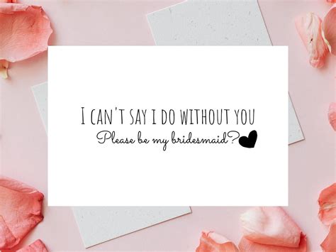 I Cant Say I Do Without You Card Funny And Witty Etsy