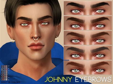Johnny Eyebrows N135 By Praline Sims For The Sims 4 Sims 4 Tattoos