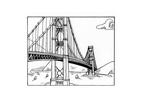Disegno da colorare ponte Cat. 10442.