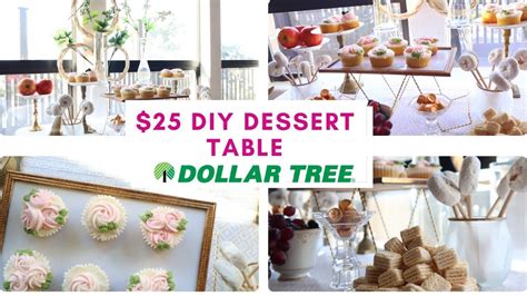 Dollar Tree Diy Dessert Table 25 Luxury On A Budget Youtube Diy