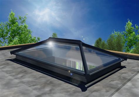 2000 X 1000 Aluminium Roof Lantern Folding Doors 2 U