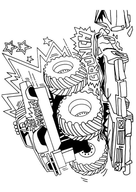 monster truck dragons breath coloring page  printable coloring