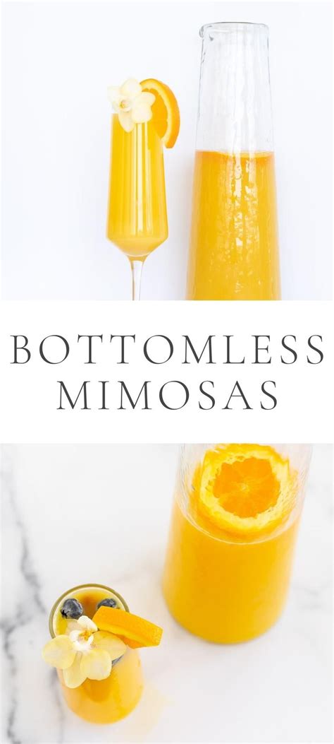 Doesnt The Term Bottomless Mimosas Just Conjure Up Dreamy Visions Of