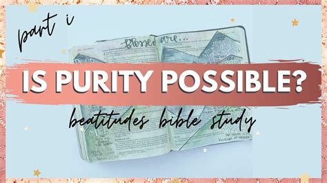 Who remembers in what book of the bible we find the beatitudes? what it means to be pure in heart (bible study with me ...