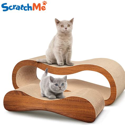 Scratchme 2in1 Cat Scratcher Cardboard Lounge Play And India Ubuy