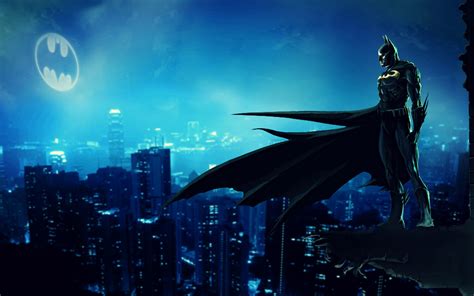 Batman wallpaper, artwork, concept art, gotham city, dc comics. Free download Batman HD Wallpaper For Desktop [1280x800 ...