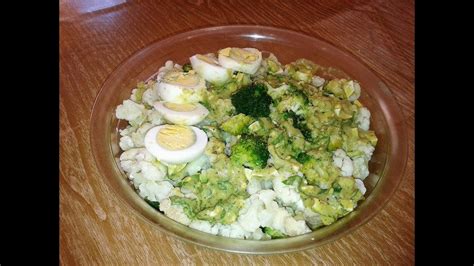 Son bajas en carbohidratos, proteínas y grasas. ENSALADA DE BRÓCOLI Y COLIFLOR - YouTube