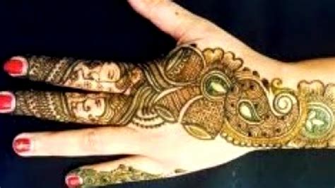 Dulha Dulhan Mehndi Design Dulhan Mehndi Design For Hand Wedding Design Youtube