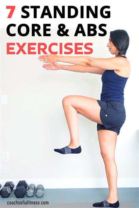 7 Functional Standing Core And Abs Exercises Coach Sofia Fitness