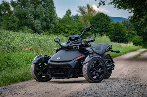 picture trike can am spyder f3 s black motorcycle