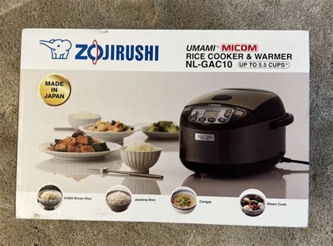 Zojirushi Nl Gac Bm Umami Micom Rice Cooker Warmer Cup