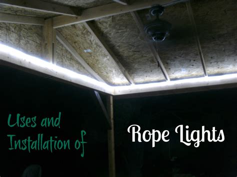 Rope Light Installation And Uses Dengarden