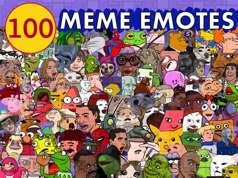 100 Meme Emote Emote Divertenti Per Twitch Discord E Etsy Italia