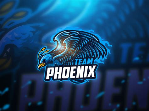 Phoenix Mascot And Esport Logo Uplabs