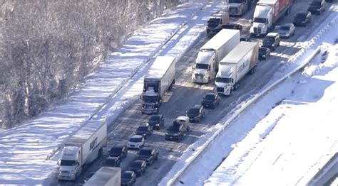 Hundreds Stranded All Night On Snowy Highway In Virginia