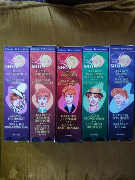 Classic Television The Lucy Show Vhs Boxsets 10 Vhs Tapes Played1x