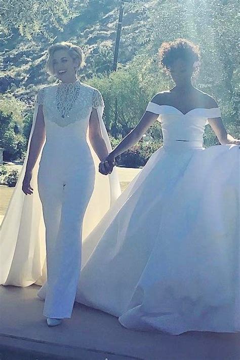 Samira Wiley And Lauren Morelli S Desert Wedding Is Like Something Out Of A Mirage In