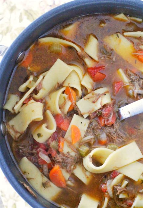 Beef Noodle Soup Made With Leftover Pot Roast Foodtastic Mom