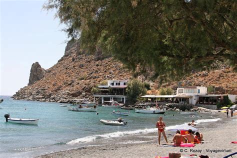Lentas Und Strand In Der Bucht Von Rethymnon Kreta Griechenland