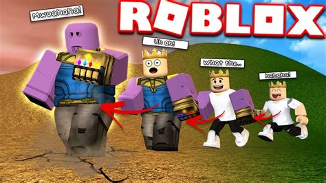 Transforming Into Thanos Again In Roblox Roblox Thanos Simulator