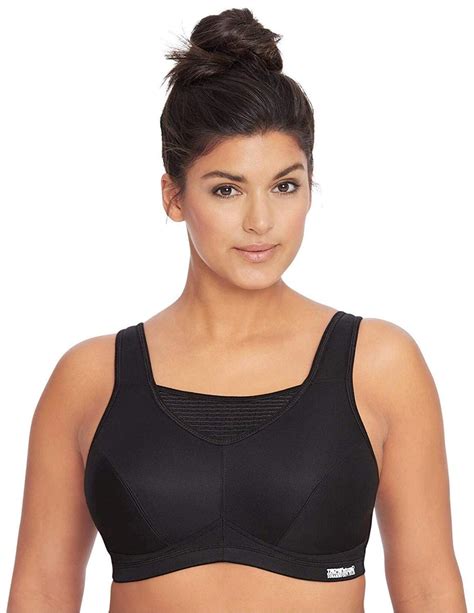 glamorise women s plus size camisole sport bra bra black 38c black size 38c ebay