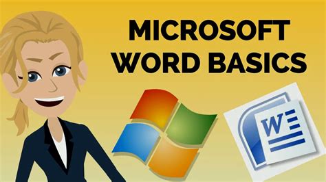 Microsoft Word Basics For Beginners How To Use Word 2007 Part 1