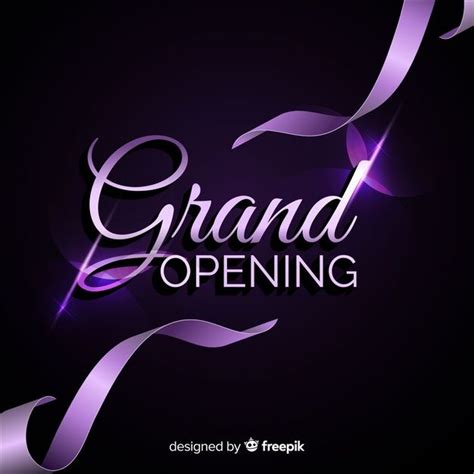 Download Realistic Grand Opening Background for free | Grand opening, Grand opening banner ...