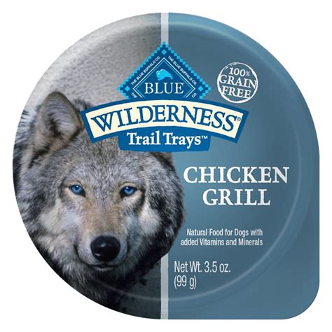 The dog foods under the blue buffalo basics product line are mainly designed to help those dogs who are extremely sensitive to some ingredients present in traditional pet foods. Blue Buffalo Wilderness Trail Trays Chicken Grill Formula ...