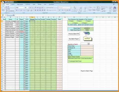 Excel Payroll Calculator Template Free Download Of 5 Free Payroll Excel