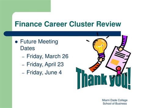 Ppt Finance Career Cluster Curricular Review February 19 2004