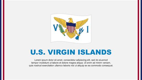 premium vector us virgin islands flag abstract background design template us virgin islands