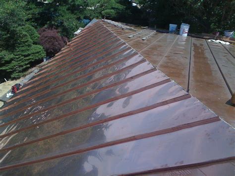 As panel options have grown however, it is common to see clipless panels included in. Architectural Sheet Metal Work: Copper roof, standing seam ...