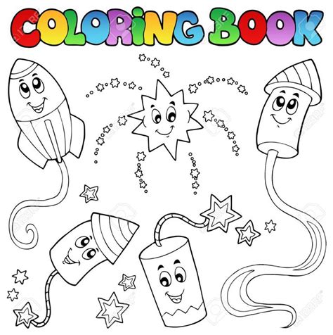 Nuevos juegos de dibujos animados. dibujos para colorear fuegos artificiales - Cerca amb ...