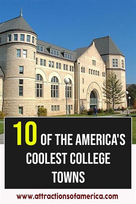 Top 10 Coolest College Towns In The United States College Town North