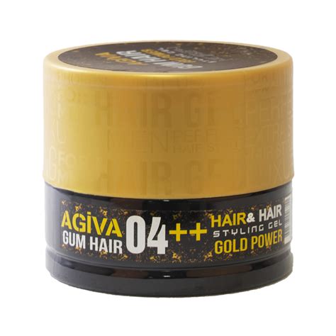 On dry hair, apply a nut of gel, taking care to distribute evenly. Agiva Gum Hair 04++ Gold Power Styling Gel 700ml - DBC ...