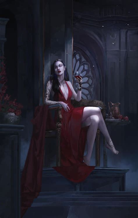 Vampire Queen By Jeleynai On Deviantart In 2021 Vampire Queen Vampire Fantasy Queen