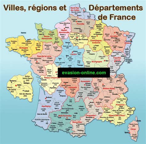 Posters france grandes cartes murales. Carte de France - Guide vacances » Vacances - Arts- Guides ...