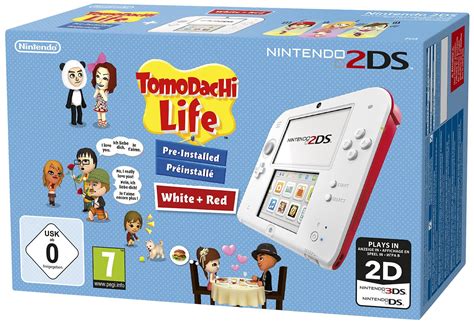Nintendo 2ds Blanca Tomodachi Life