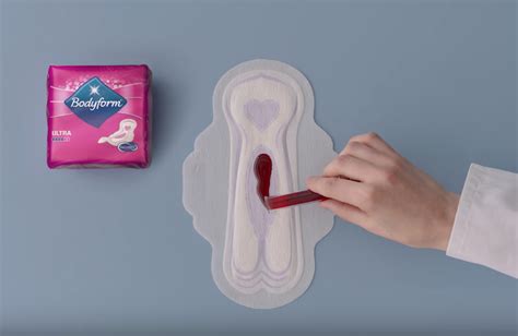 Periods Are Normal Says First Uk Commercial To Use Red Liquid On A Pad