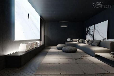 Luxury Styles 6 Dark And Daring Interiors Home Theater Room Design