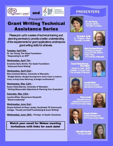 Grant Writing Technical Assistance Series Launches This Spring Ending