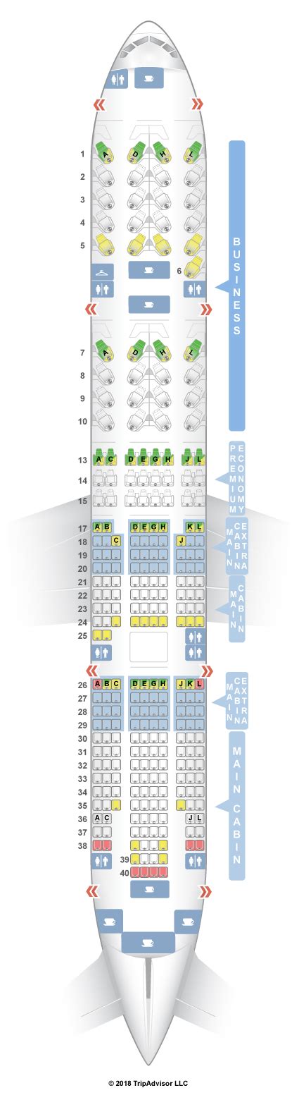 American Airlines Seating Chart Boeing