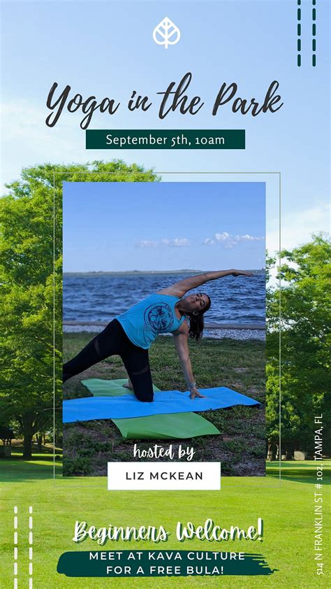 Yoga In The Park Kava Culture Kava Bar Tampa August 28 2022