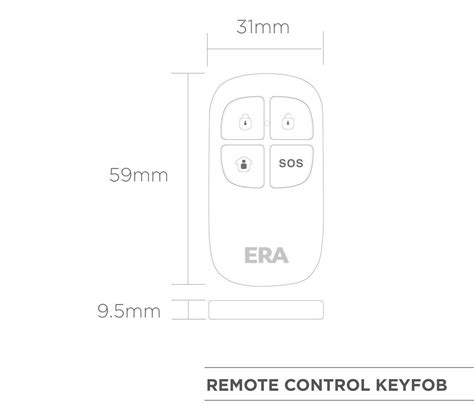 Era Miguard Remote Control Keyfob New Model Grelly Uk