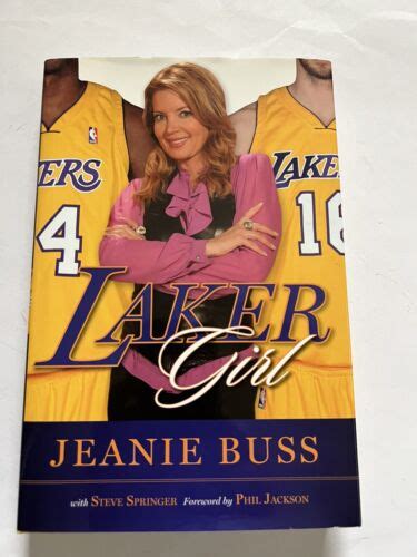 Jeanie Buss And Co Author Steve Springer Signed Book Lakers Girl