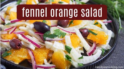 Sicilian Fennel Orange Salad Youtube