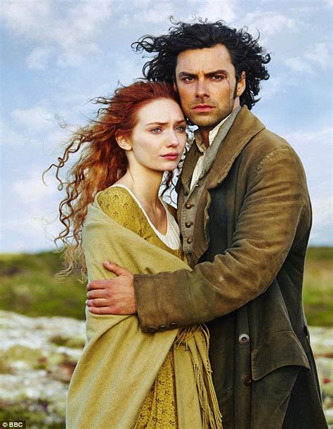 aidan turner s brooding poldark thrills viewers and love interest demelza with his very own mr