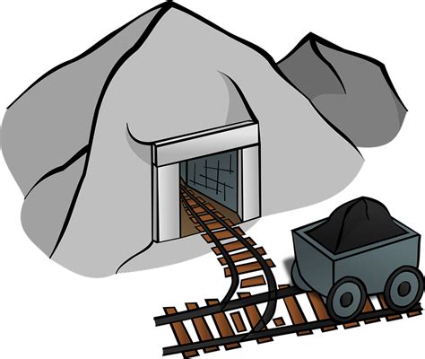 Coal Mine Cave · Free Vector Graphic On Pixabay